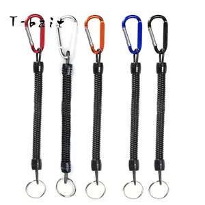 Hoge Kwaliteit Multi-Functies Veerveiligheidstouw Stalen Opgerolde Draad Vissen Lanyard Touwen