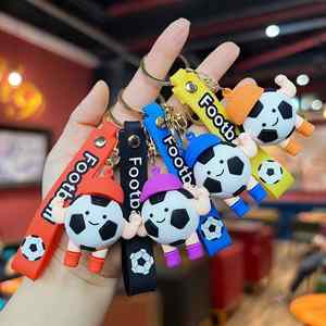 Llavero de Fútbol de la Copa Mundial 2026 de Material Duradero en Tendencia con Correa, Ala de Ángel, Coleccionable para Aficionados al Fútbol, Uso Diario - Product Image 2
