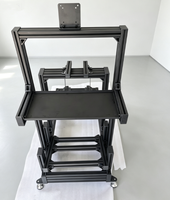Profilé en aluminium extrudé 40120 pour cadre de cockpit de simulation de course avec support d'écran et plateau pour PC |   Support de simulateur de course réglable DIY