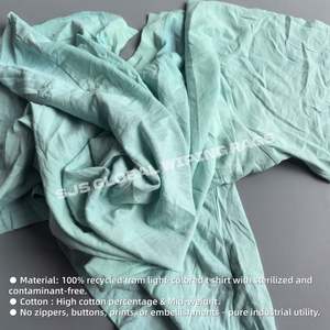 ผ้าเช็ดทำความสะอาดอุตสาหกรรม 100% ผ้าฝ้ายแท้ สีอ่อน - Product Image 4