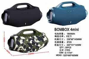 Mini Boombox4 <span class=keywords><strong>da</strong></span> 15W Altoparlante Wireless Portatile, Cassa con Maniglia per Sport all'Aperto, Lettore Musicale Impermeabile per <span class=keywords><strong>Casa</strong></span>, Feste, Regalo, <span class=keywords><strong>Radio</strong></span> FM - Product Image 6