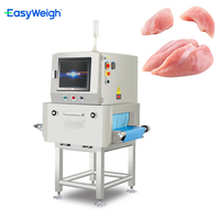 Peralatan inspeksi Easyweigh IP66, peralatan industri sayap ayam unggas sapi babi sinar X perlindungan 220V 3 tahun