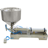 Machine de remplissage quantitative semi-automatique à piston cylindrique de petite taille de haute qualité pour table