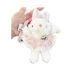Llavero <span class=keywords><strong>de</strong></span> <span class=keywords><strong>Peluche</strong></span> <span class=keywords><strong>de</strong></span> Conejo con Orejas Caídas, Versión Coreana, Relleno <span class=keywords><strong>de</strong></span> Algodón PP, Tamaño <span class=keywords><strong>de</strong></span> 11-30 cm, el Mejor Regalo para Amigos, Adorno para Coche, Colgante para Bolso - Product Image 5