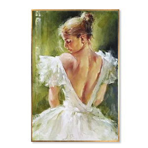 <span class=keywords><strong>Belle</strong></span> Filles <span class=keywords><strong>Nues</strong></span> Toile Peinture À L'huile À La Main Femme Nue Dos Impression Caractère pour Chambre Décor Fille Nue Peinture À L'huile - Product Image 1