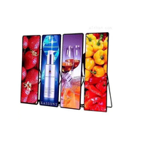 Poster con Display a Led portatile per interni verticale Totem Display Video Free Standing Led Poster pubblicitario
