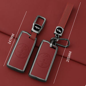 Étui de protection en cuir et métal pour clé de voiture Chery Tiggo 7 Pro, 8 Pro, Exeed Tiggo 2, 3x, Arrizo 5 Pro, Gx 5x, EQ7, Tiggo 4 - Product Image 4