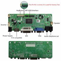 Carte pilote H/D DVI VGA pour écran LCD 7 pouces N070Icg-Ld1 1280x800, panneau d'affichage LCD 40 broches LVDS, écran LCD portable pour compteur de vitesse