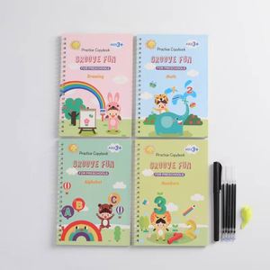 Cahier de calligraphie réutilisable populaire pour l'apprentissage précoce et la pratique de l'écriture pour enfants - Product Image 1