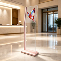 Afficheur numérique OLED transparent vertical de 30 pouces de qualité supérieure avec SDK et écran tactile pour les magasins de détail