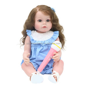 Muñeca Bebé <span class=keywords><strong>Reborn</strong></span> de 22 Pulgadas (55 cm), Muñeca Realista de Vinilo, Recién Nacida, Terminada, para Niños, Regalos de Navidad - Product Image 1