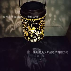 Lámpara Solar de Metal con Forma de Mariposa y Colibrí, Luz LED Colgante para Jardín, Portátil con Batería, 2 Años de Garantía - Product Image 3