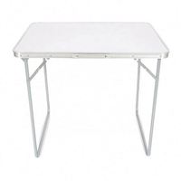 Table de camping d'extérieur 80*70*60cm, chaise pliante en métal commerciale, chaise pliante en acier, pas cher