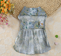Robe plissée pour chien, vêtements animaux superposées, mignon, pour printemps