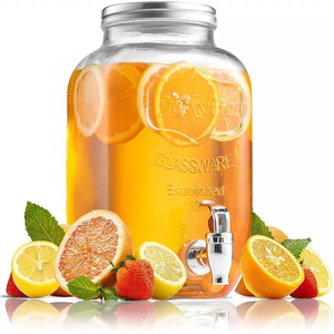 Barattolo di succo di vetro 8L per la casa giardino statua Mini <span class=keywords><strong>Cactus</strong></span> giardino da casa giardiniere produzione Co per uso alimentare - Product Image 5