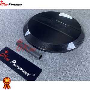 Cubierta de <span class=keywords><strong>rueda</strong></span> de vagón G de fibra de carbono estilo B para Mercedes Benz Clase G W464 G500 AMG G63 cubierta de neumático de repuesto - Product Image 4