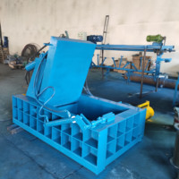 Système de compactage et de balles automatiques 200T pour ferraille d'aluminium industrielle, avec gestion centralisée du recyclage des roulements et moteurs en alliage