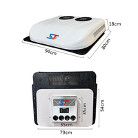 Climatiseur électrique de stationnement de toit de 12V/24V pour le compresseur d'air électrique de refroidisseur de stationnement de camion de climatiseur de stationnement de camion