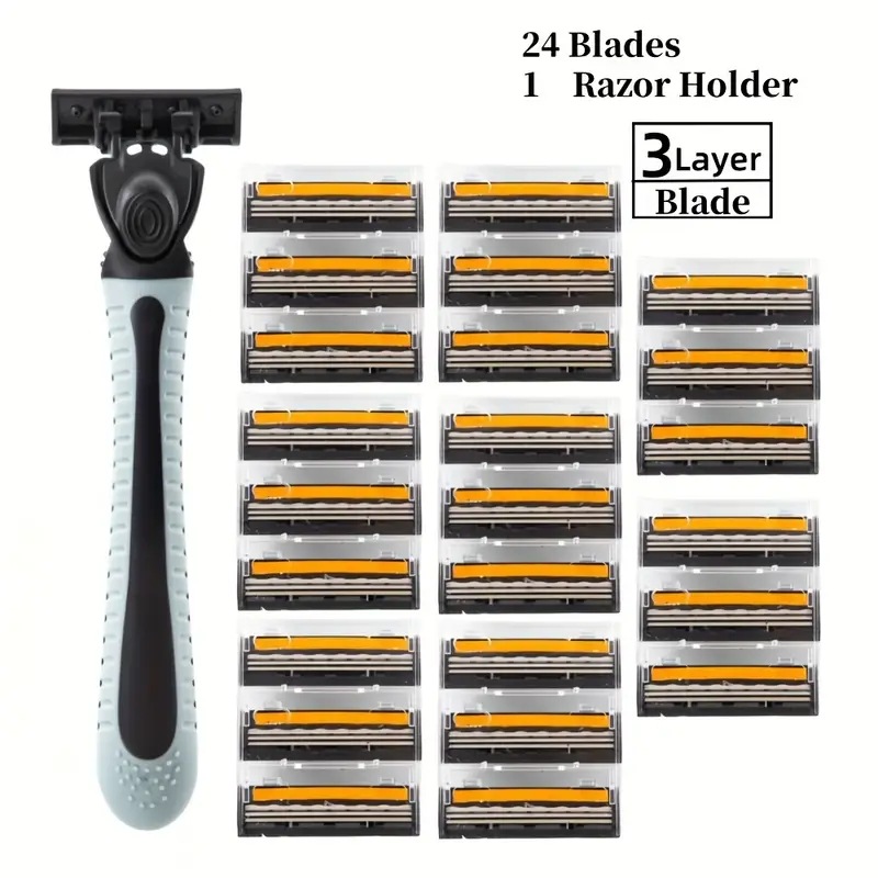 1 tool holder, 24 blades