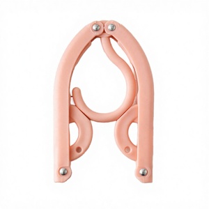 Crochets et rails pliables multifonctionnels <span class=keywords><strong>en</strong></span> plastique écologiques, <span class=keywords><strong>cintres</strong></span> à vêtements, vente <span class=keywords><strong>en</strong></span> <span class=keywords><strong>gros</strong></span> à prix réduit - Product Image 4