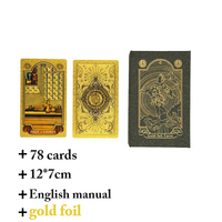 Vente Flash : 78 Jeux de Tarot en Gros – Cartes Oracle en Cristal Anglais, Jeu de Divination, Tarot Sorcière avec Guide