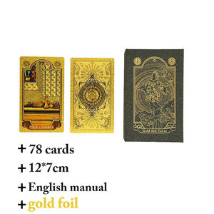 Venta Directa de 78 Mazos de <span class=keywords><strong>Tarot</strong></span> al por Mayor Cartas de Oráculo de Cristal en Inglés Adivinación Juego de Mesa <span class=keywords><strong>Tarot</strong></span> de Bruja con Guía - Product Image 2