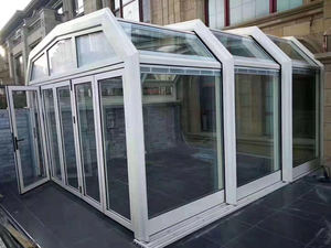 Ombra Casa Trasparente In Lega di Alluminio Vetro Temperato Camera Terrazza Europeo Automatico Sala Da <span class=keywords><strong>Sole</strong></span> - Product Image 3