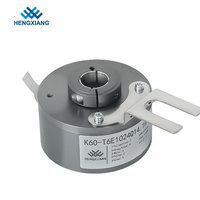 Encodeur incrémental rotatif, diamètre extérieur 60 mm, 100ppr, 1024ppr, 10000ppr, protection IP65, sortie en onde carrée, EIL580-TT12.7FN.01024.A