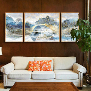 Produttore professionale Hotel progetto moderno pittura astratta cina paesaggio Artwork parete interna Art House pittura - Product Image 2