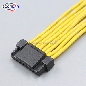 SCONDAR تجميعات كابلات OEM ODM للتحكم في الإشارات، موصل SCT1256 505431-1000 505565 0201 0401، ضبط خطوة الأسلاك 1.25 مم، ضفيرة أسلاك مخصصة - Product Image 1