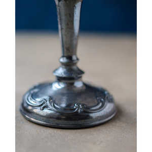 Bougeoirs Mirellas de style simple en aluminium et fer, couleur foncée, Sheffield, décoration d'intérieur, modèles pour mariages - Product Image 4