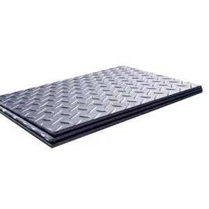 Chinese Suppliers Heavy Duty Hot Dip Galvanized Chequered Plate B125 6mm Thick Chequered Sheet