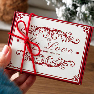 Kit de bricolage Mini Lettre <span class=keywords><strong>d</strong></span>'amour 1 paquet, série 52e fois que je t'aime, enveloppe, matériaux de collage pour confession - Product Image 3