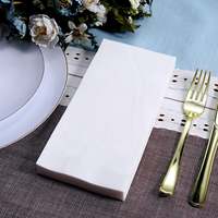 Nicro Prix de Gros Personnalisé 30*40cm 25pcs Serviettes Blanches Jetables Anti-Poussière pour Salle de Bain Fournitures de Fête Joyeux Anniversaire