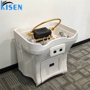 Kisen – <span class=keywords><strong>Bac</strong></span> de <span class=keywords><strong>lavage</strong></span> portable <span class=keywords><strong>professionnel</strong></span> et personnalisé pour spa capillaire électrique, avec chauffage intégré - Product Image 1