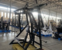 Máquina de remo montada en placa para entrenamiento de soporte de espalda, fortalecimiento de la espalda y entrenamiento seguro del músculo latissimus dorsi en gimnasios