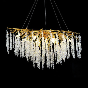 Lámpara colgante de escalera de Hotel Interior, luz Led redonda de techo <span class=keywords><strong>para</strong></span> decoración de habitación, luz <span class=keywords><strong>para</strong></span> vestíbulo de Hotel, sala de estar - Product Image 2