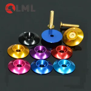 Countersunk Washer Factory Custom Thin Spacer Washer Anodized Aluminum Washer Colorful Countersunk Washers