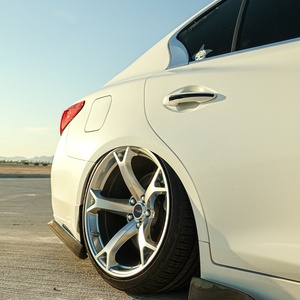 Cerchi in Lega Forgiati Nismo V1 Cromati Lucidi 19 20 22 Pollici per 5x120 5x114.3 per 350Z 370Z G37 Q50 Q70 - Product Image 1