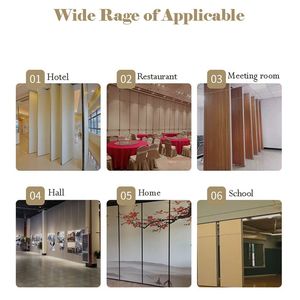 Divisor <span class=keywords><strong>de</strong></span> Habitaciones Plegable y Deslizante, Moderno y Decorativo, para Oficina, Comercial - Product Image 6