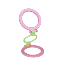Support magnétique double face OEM ODM pour téléphone, support magnétique pliable avec anneau, béquille de téléphone portable personnalisable avec logo