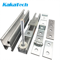Profilé Unistrut en U double canal à fentes, galvanisé or, 41x21 41x41, du fabricant
