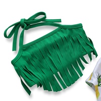 Nuevo Conjunto de Bikini de Verano para Bebés Niñas, Traje de Baño con Estampado de Frutas y Pañuelo para la Cabeza, 3 Piezas, Ropa de Playa, Traje de Baño Infantil