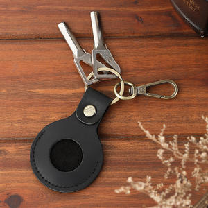 Étui de protection léger en cuir véritable anti-rayures pour Apple AirTag, résistant aux chocs et à la poussière avec protection intégrée pour AirTag - Product Image 5