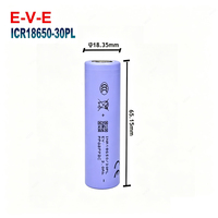Baterai EV E 30PL 18650 3.6V 3000mah 60A Discharge Silinder Isi Ulang Lithium Ion Baterai Lithium Berdaya Tinggi
