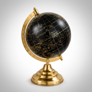 Globo Terráqueo Retro Moderno, Mapa del Mundo Educativo, Globo Decorativo para Escritorio Infantil, Decoración de Oficina, Globo Decorativo de Mesa - Product Image 1