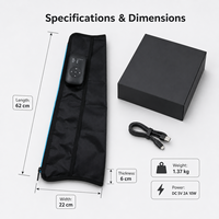 Pompe à air vibrante pour bras, compression thermique, masseur de bras, machine de massage des bras, pour deux bras