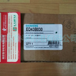 Interruptor Automático Siemens Ed43b030 3P 30A 480V, Carcasa Moldeada, Fabricado en México - Product Image 1