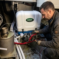 Générateur marin diesel silencieux JEC120 12,0 kW, démarrage à distance, refroidissement par eau de mer, monophasé 50 Hz 110 V/220 V/230 V/240 V USR