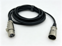 Câble adaptateur XLR mâle vers femelle équilibré avec connecteurs en alliage de zinc pour appareil photo et ordinateur